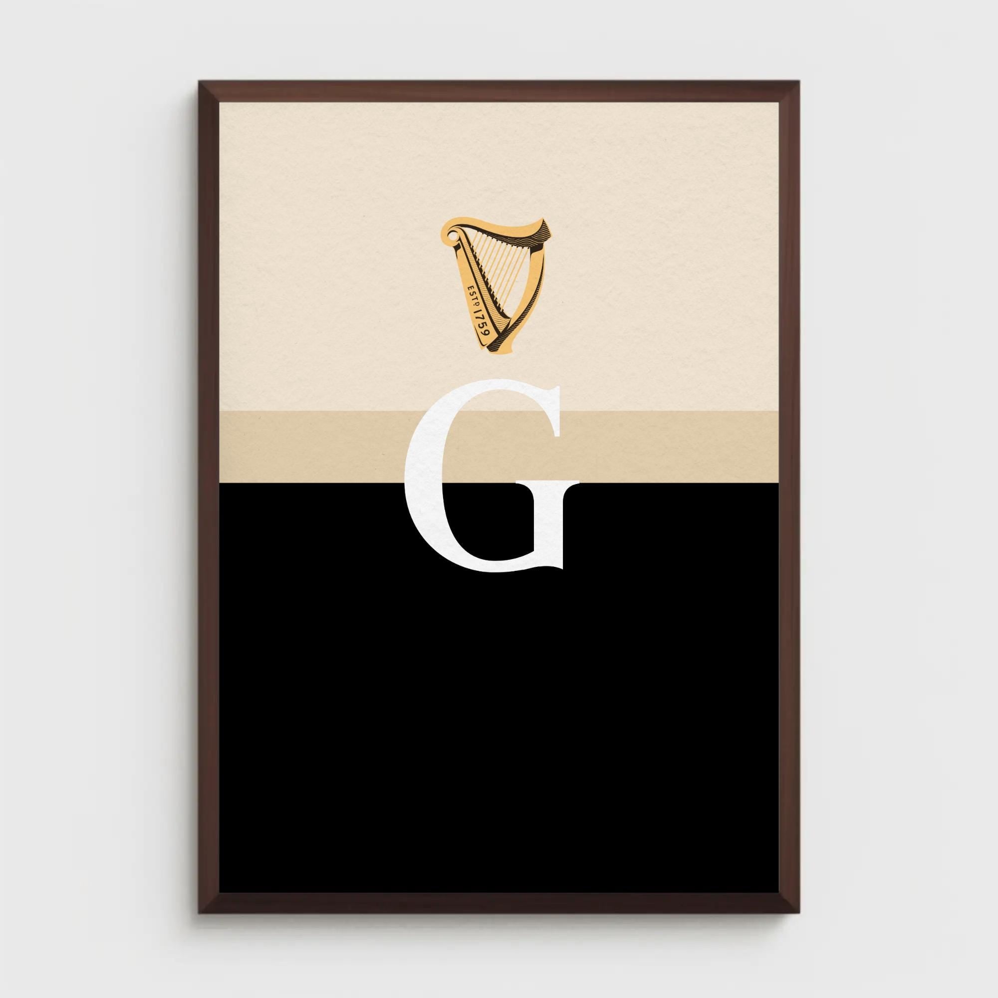 Split the G Pint - Guinness pub art print