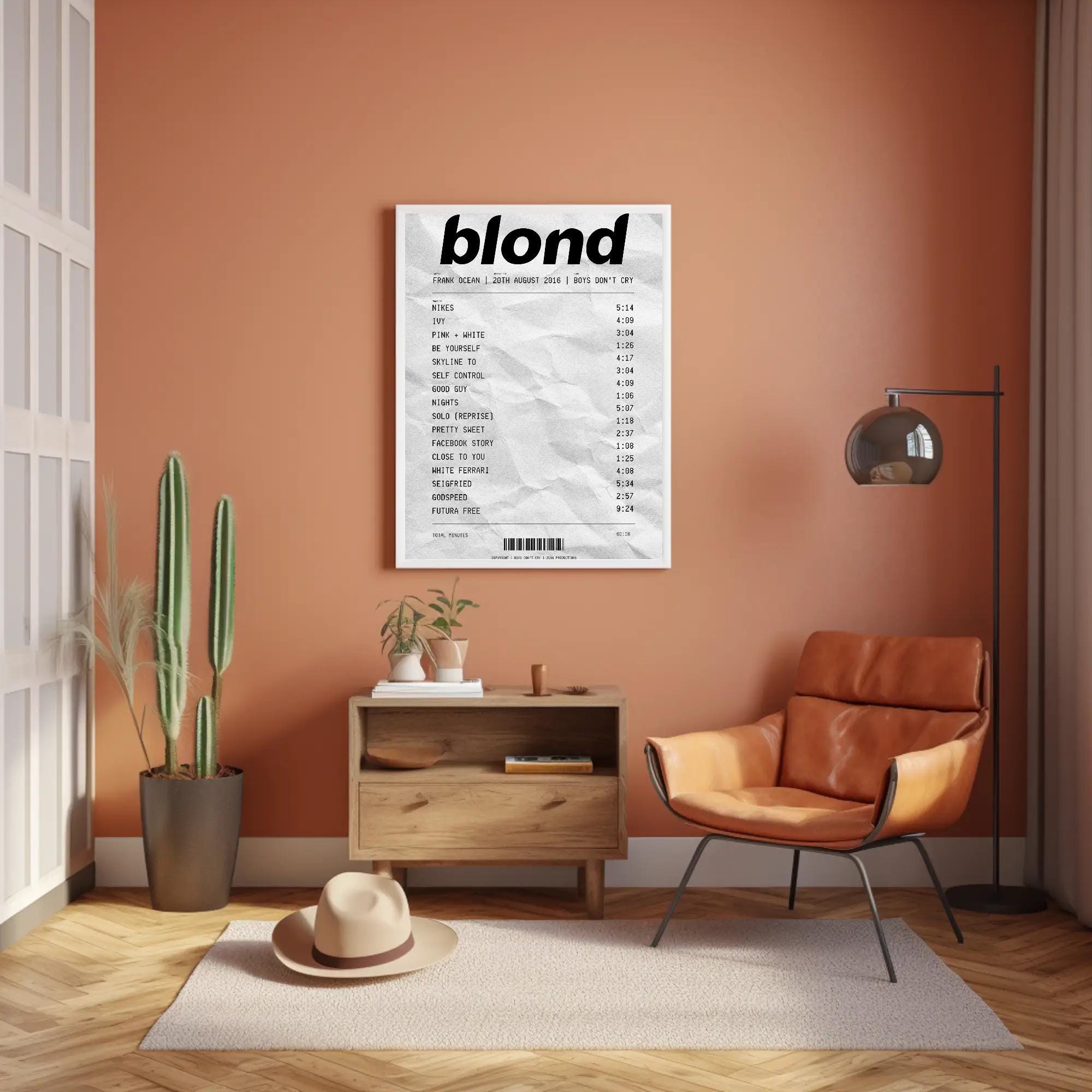 Frank Ocean Blond Album Tracklist