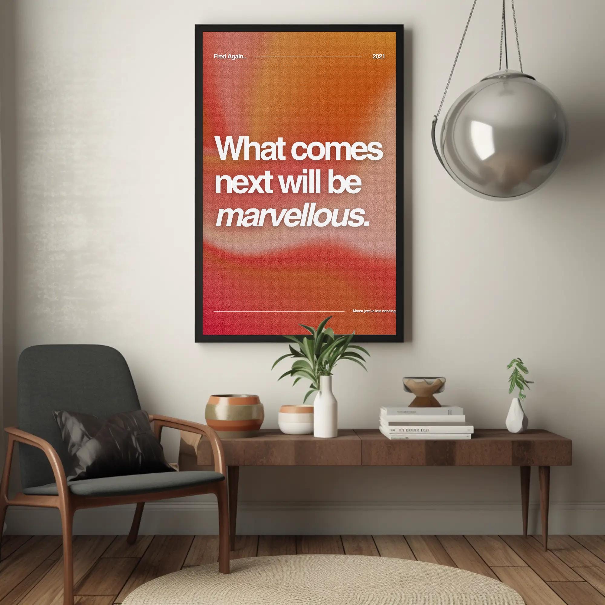 Fred Again Poster, We've Lost Dancing Lyric