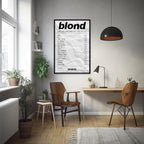 Frank Ocean Blond Album Tracklist