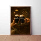Guinness in hand
