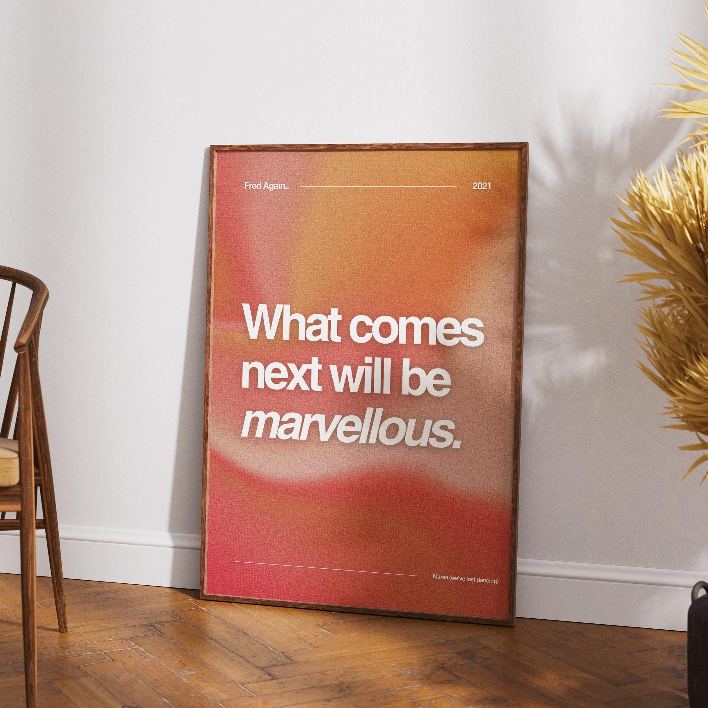 Fred Again Poster, We've Lost Dancing Lyric