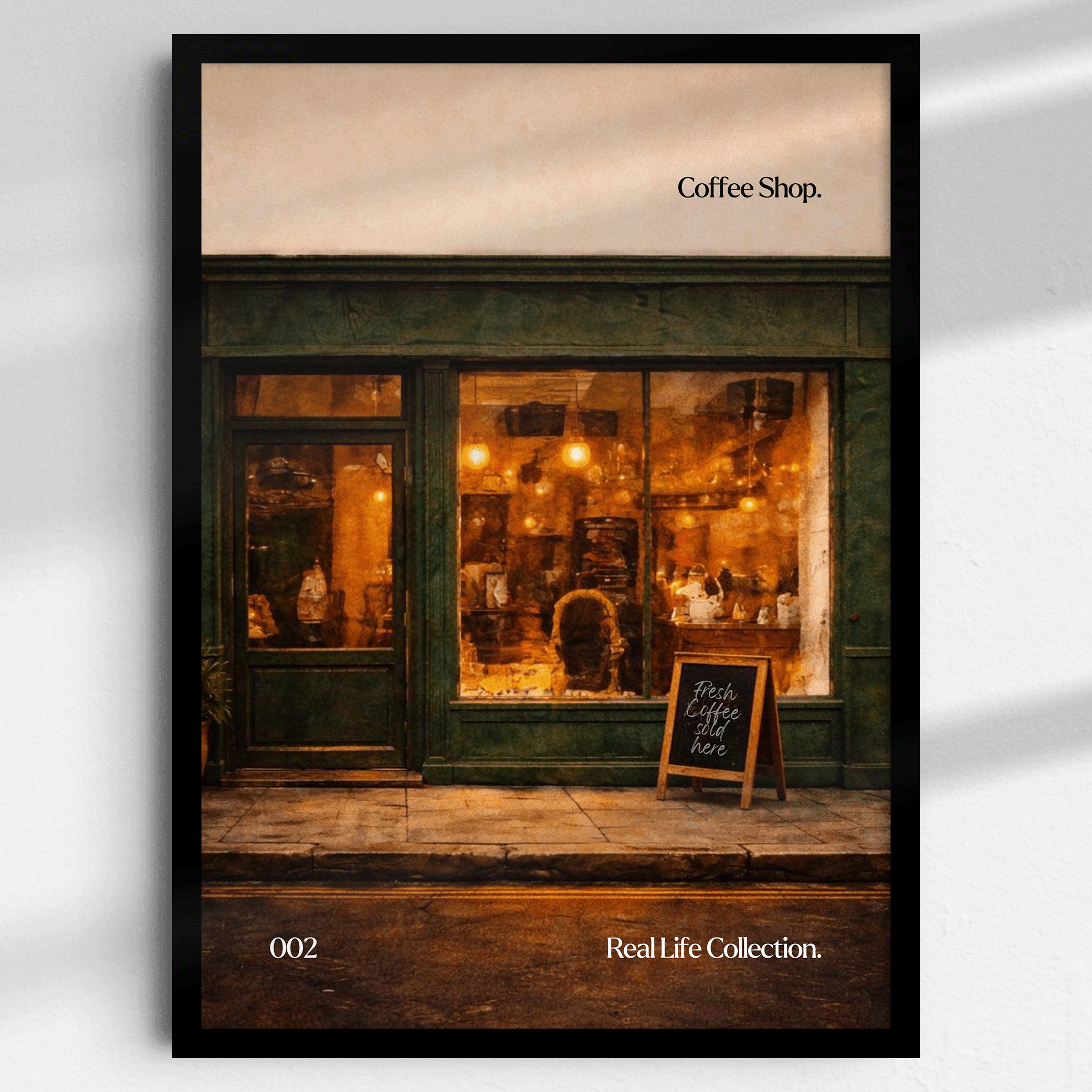 The Coffee Shop Print | 002 | Real Life Collection Series