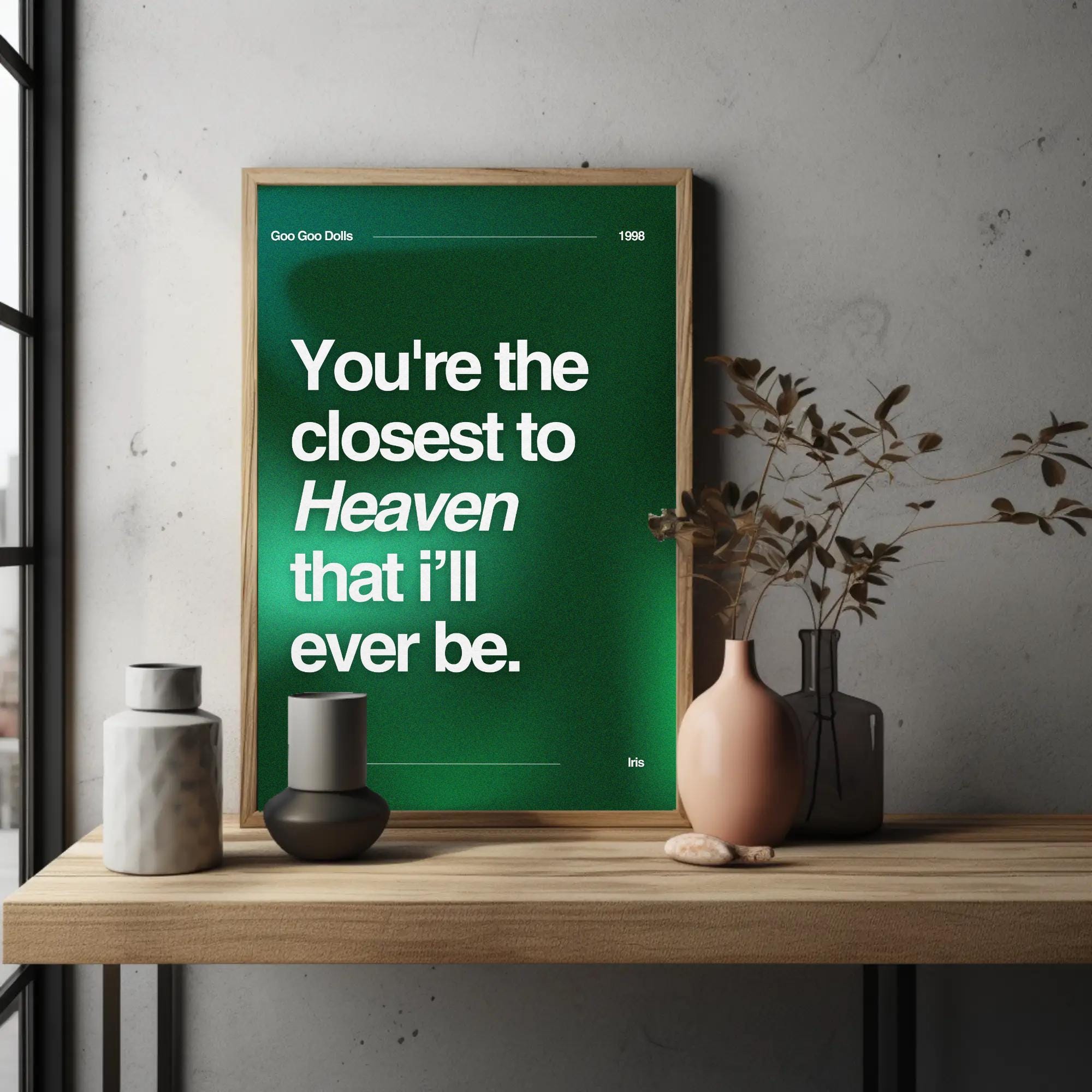 Goo Goo Dolls Iris Lyrics