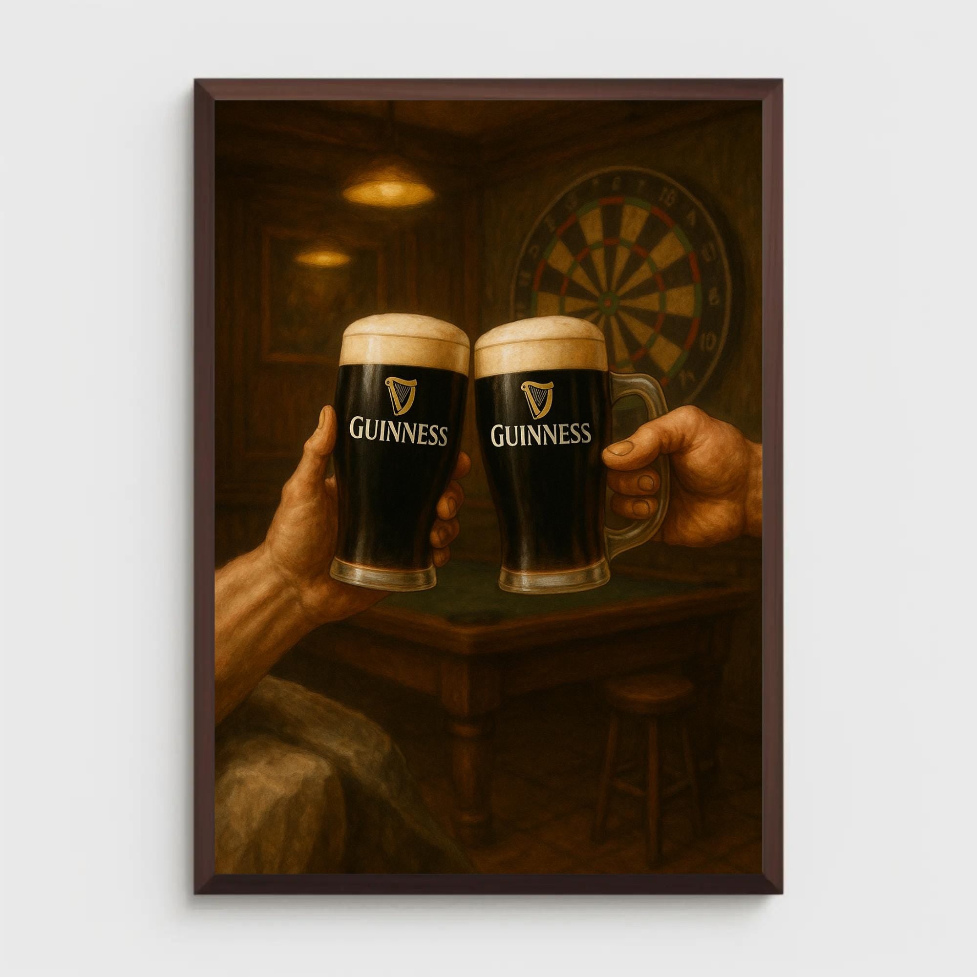 Guinness in hand