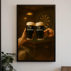 Guinness in hand