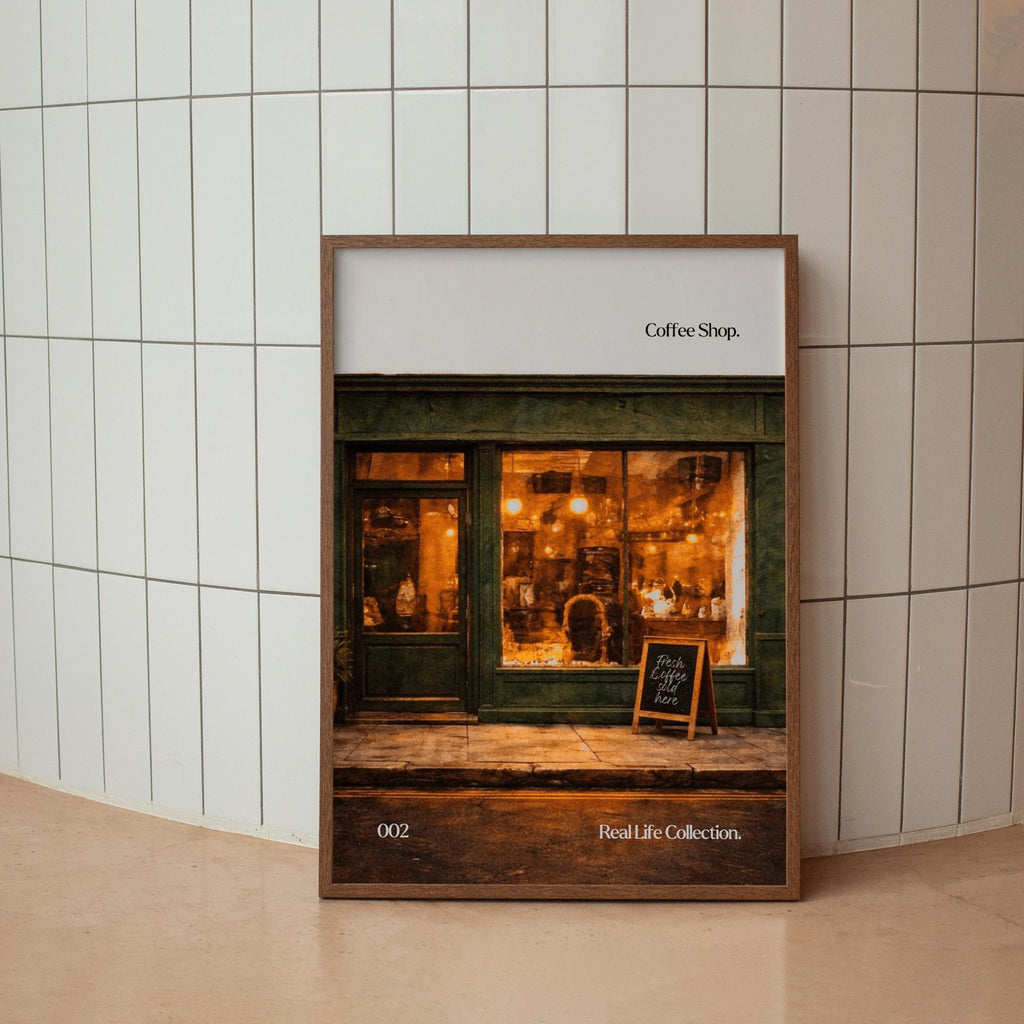 The Coffee Shop Print | 002 | Real Life Collection Series