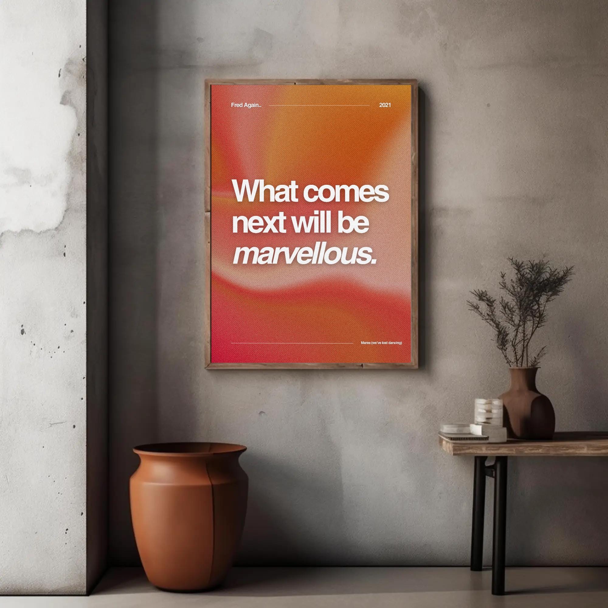 Fred Again Poster, We've Lost Dancing Lyric