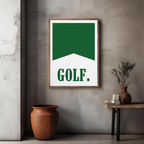 Green Golf Flag
