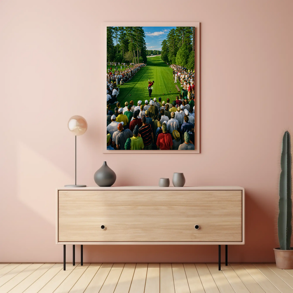 Golf. The 18th at Augusta.