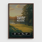 Personalised Golf Print