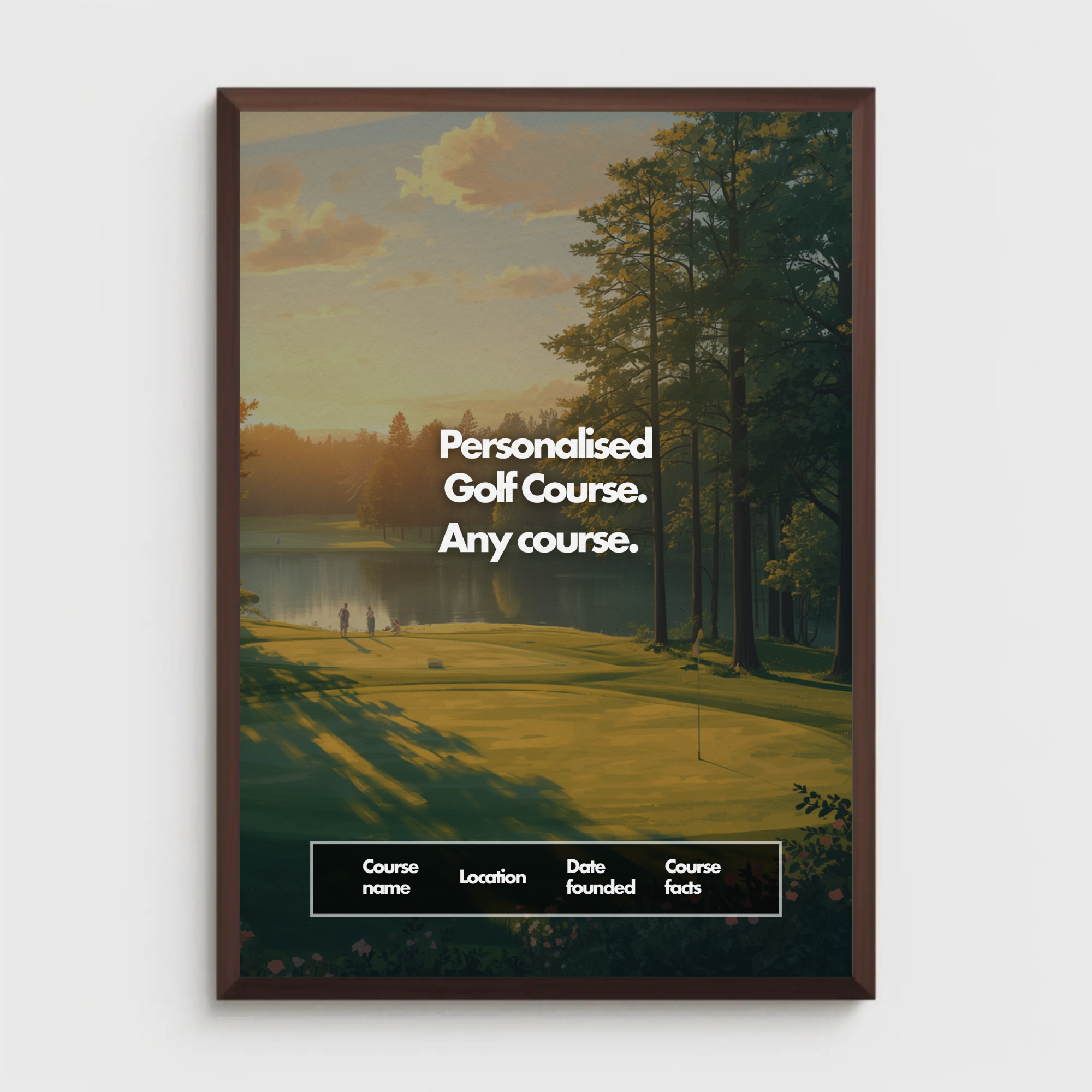 Personalised Golf Print