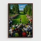 Golf. The 18th at Augusta.