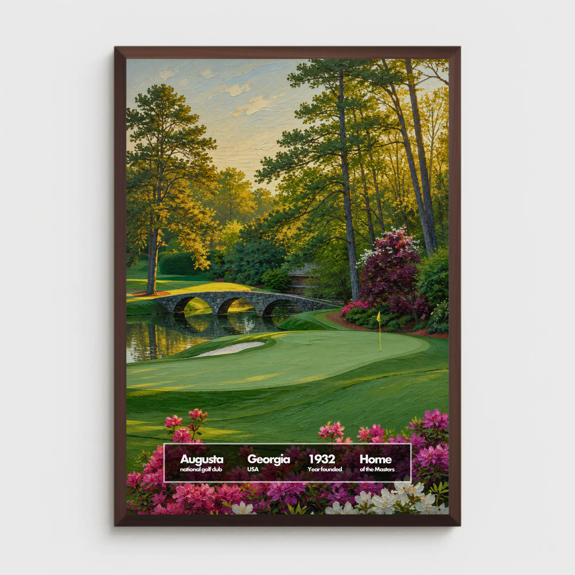 Augusta National golf course print