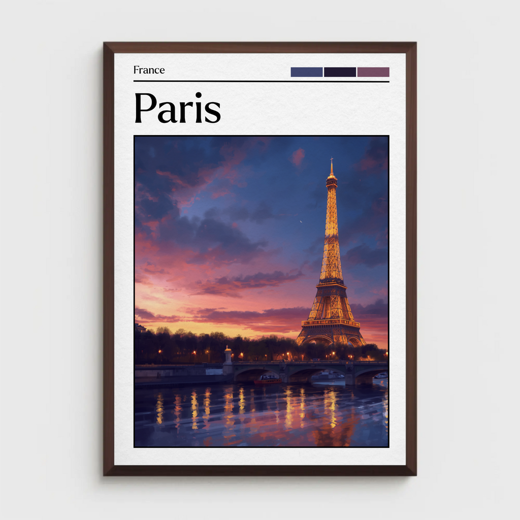 Paris travel print