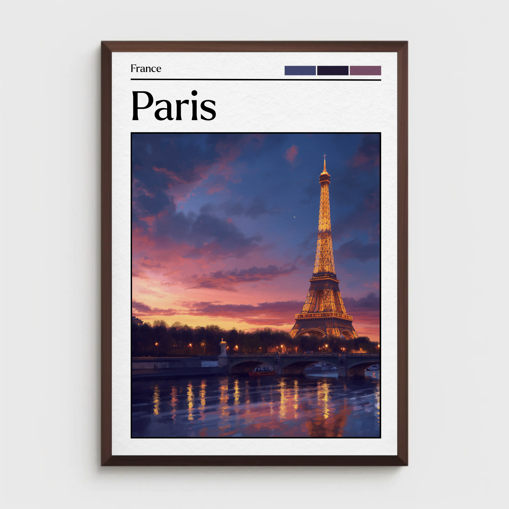 Paris travel print