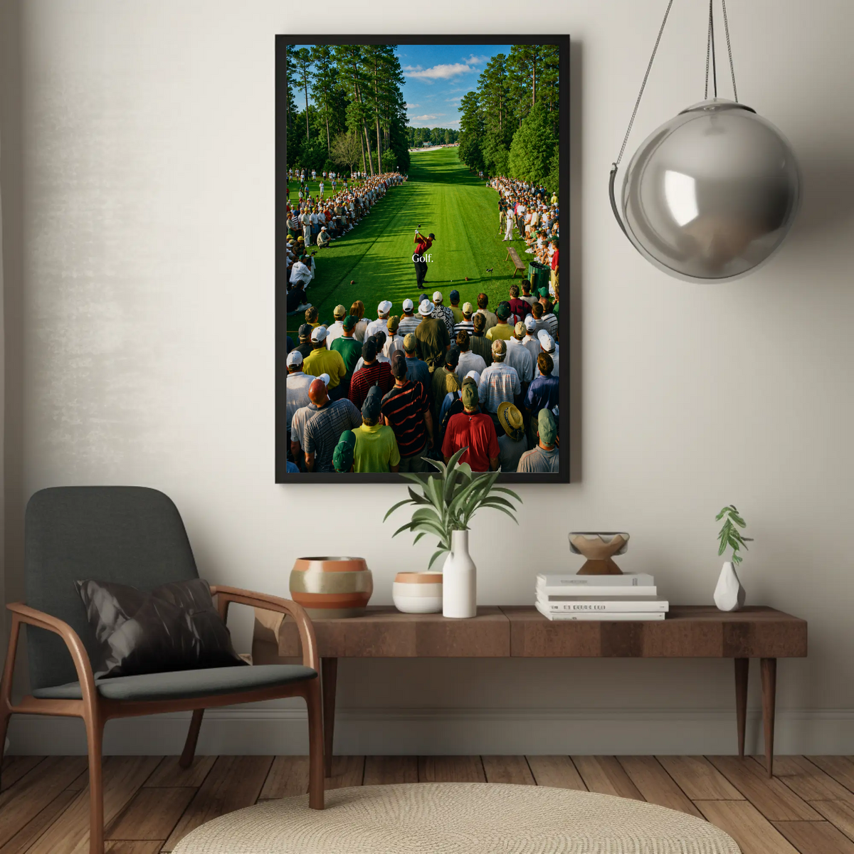 Golf. The 18th at Augusta.