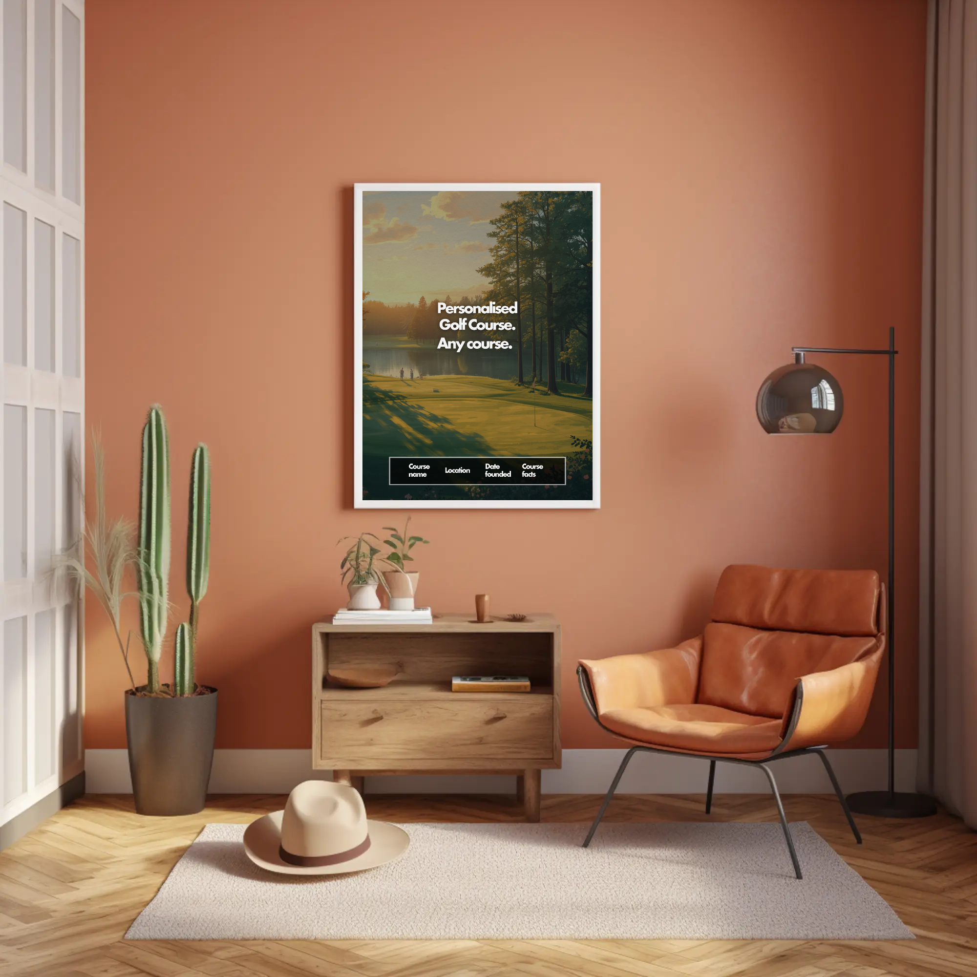 Personalised Golf Print