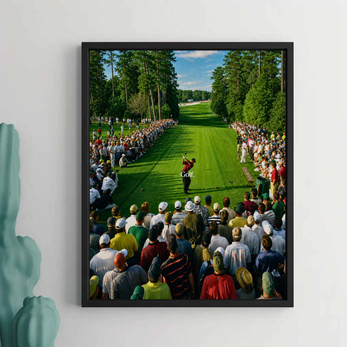 Golf. The 18th at Augusta.