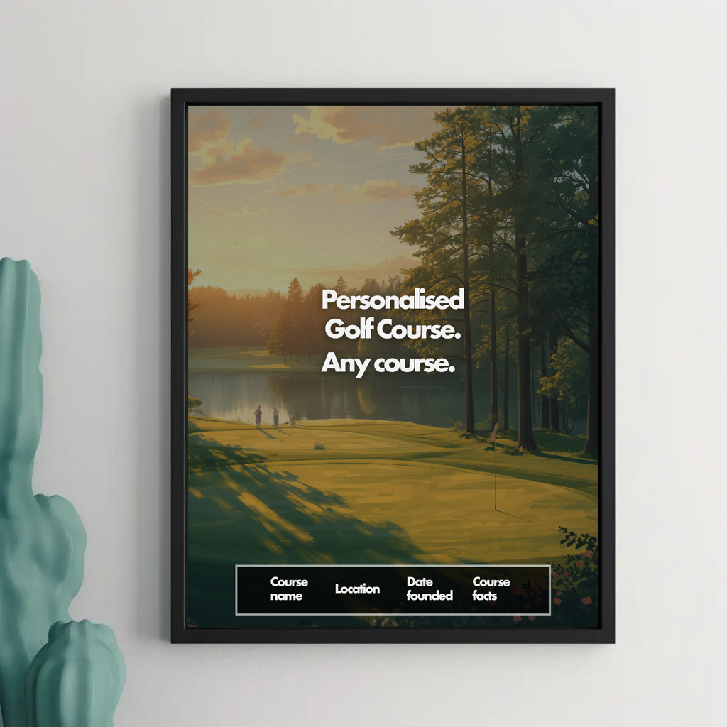 Personalised Golf Print