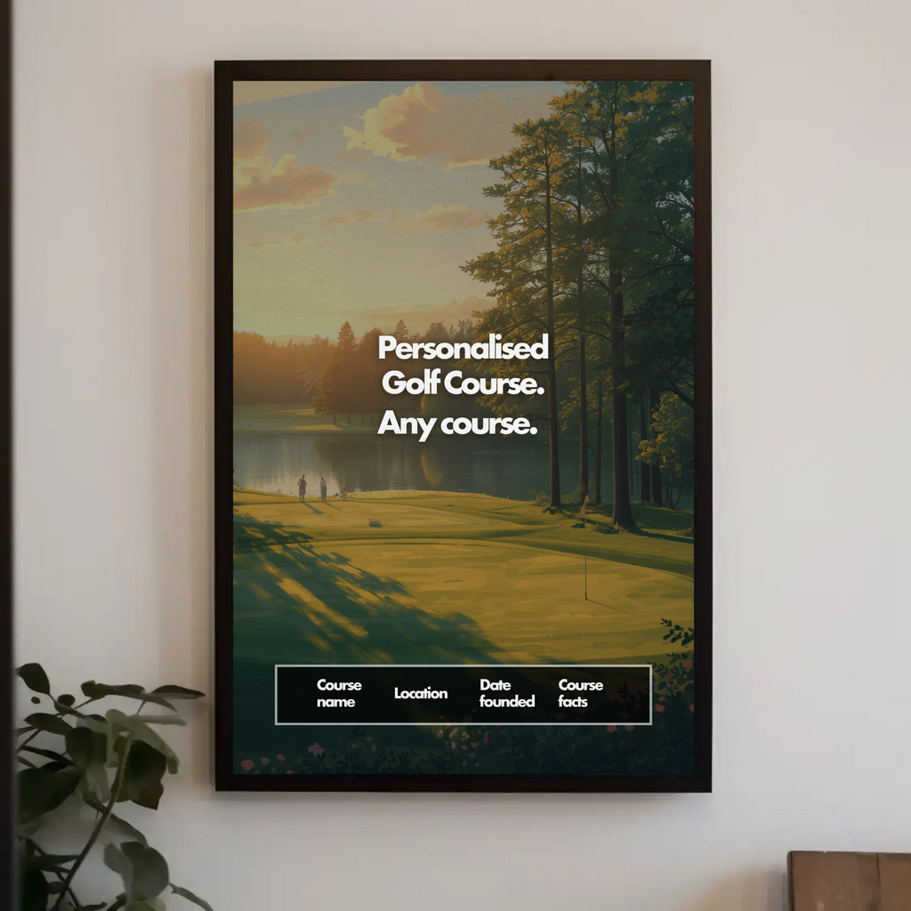 Personalised Golf Print