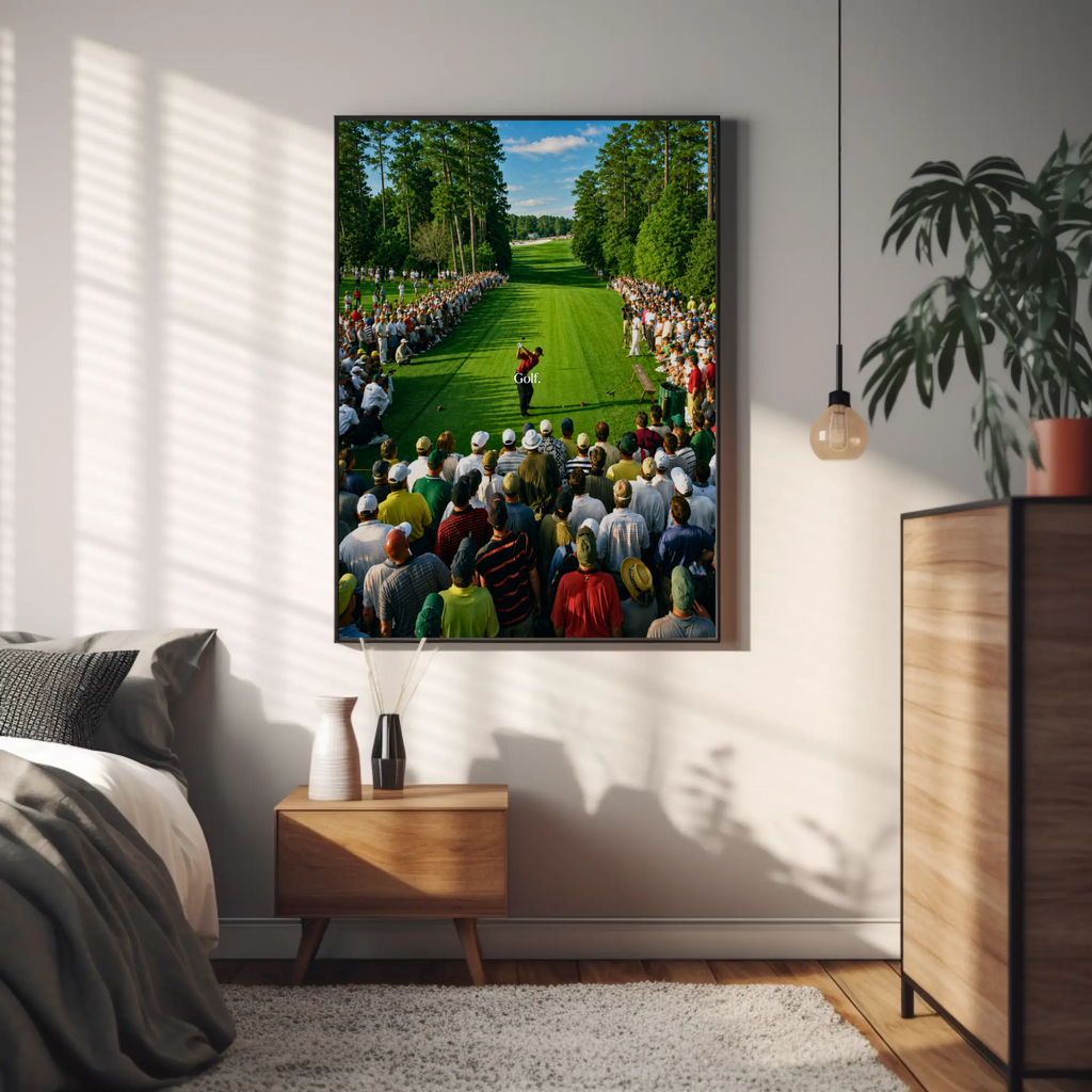 Golf. The 18th at Augusta.