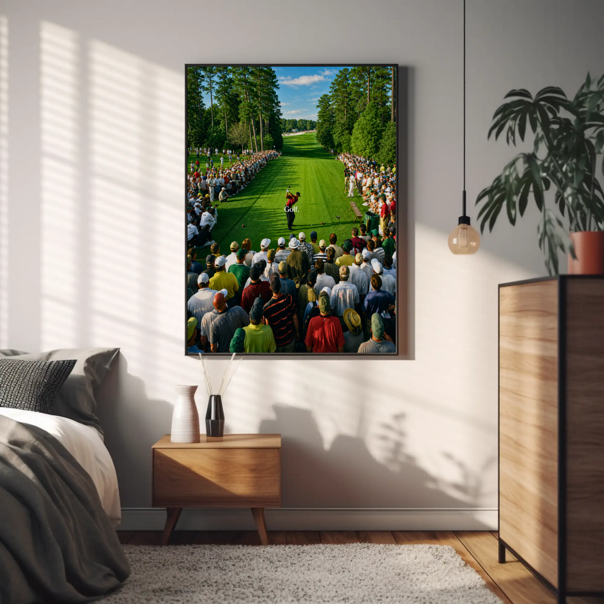 Golf. The 18th at Augusta.
