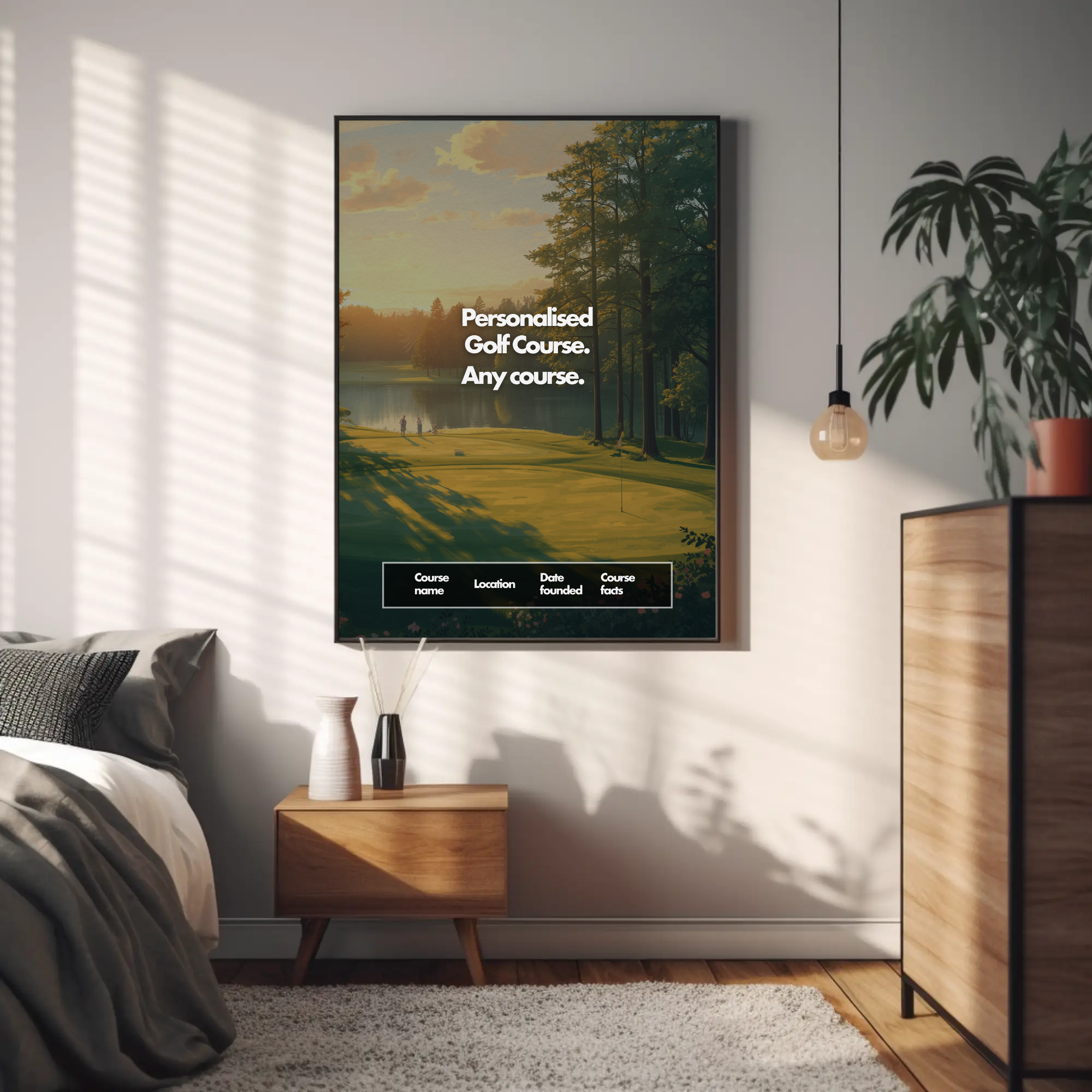 Personalised Golf Print