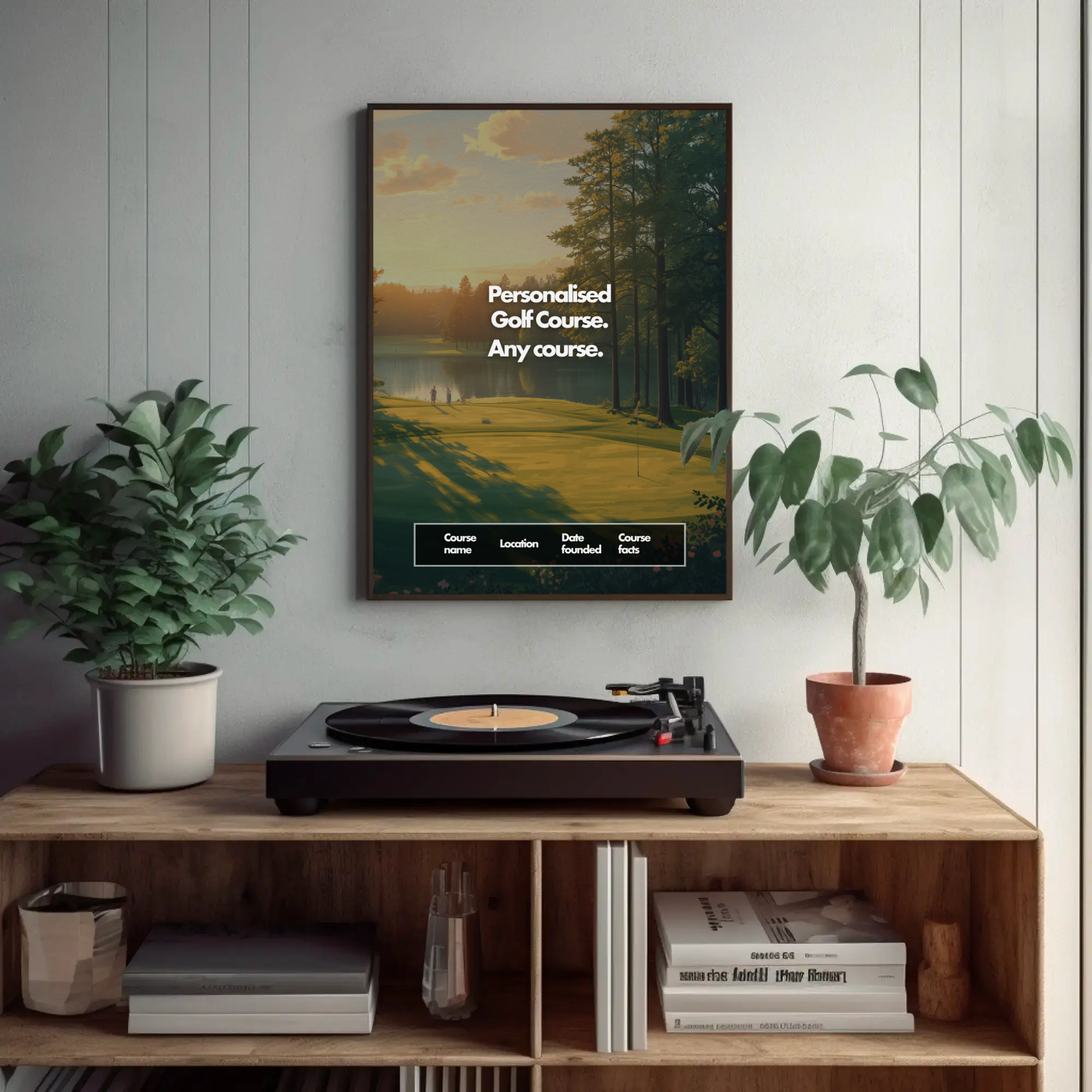 Personalised Golf Print