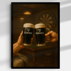 Guinness in hand